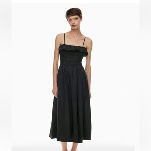 Aritzia Wilfred Portea Linen Dress